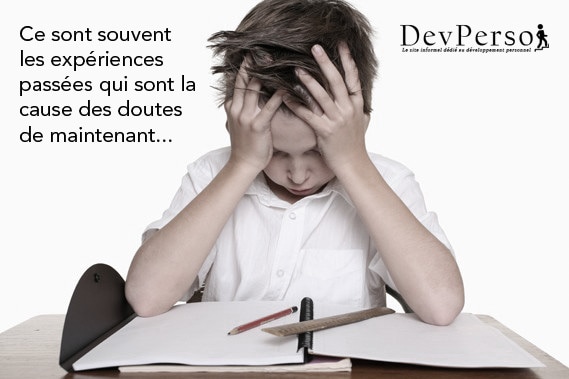 Je n'ai pas confiance en moi à cause des expériences passées. Dev-Perso