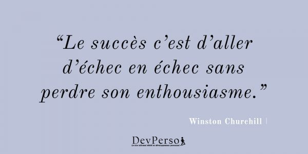 Surmonter un échec ! Développement personnel